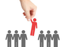 hand picking one choice over others 