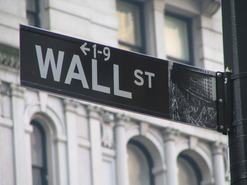 wall street physical sign