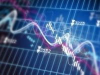 Stock line chart image