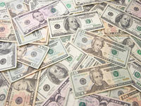 cash dollars spread around 