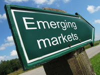 Emerging market stock logo
