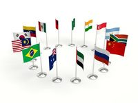 Emerging Markets Flags