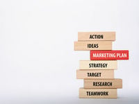 Marketing Plan on Wooden Blocks