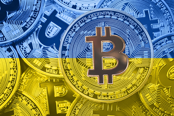bitcoin donated to ukraine