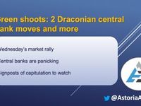 Green Shoots: 2 Draconian Central Bank Moves