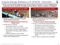 Cypress Analyst Day: Providing Midstream Services to the