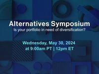 Alternatives Symposium Coming May 30