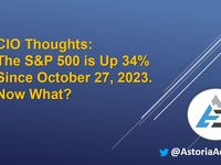 CIO Thoughts: The S&P 500 is Up 34% Since October 27. Now What?