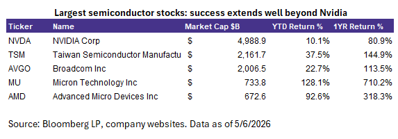 Wide Array of Semiconductor Opportunities Exist