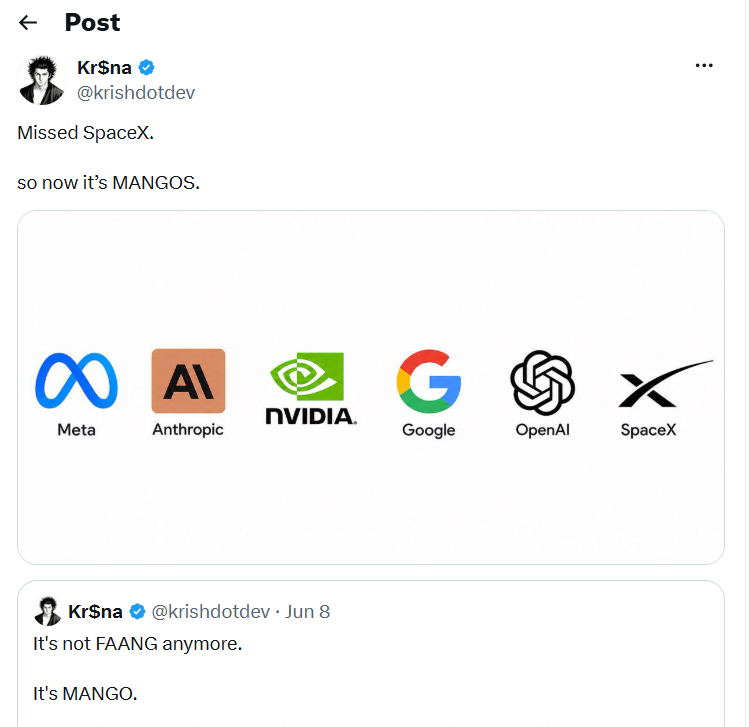 tweet from @krishdotdev